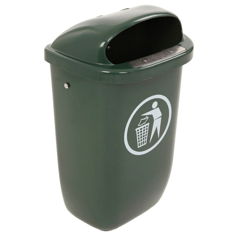 haspel Voorbeeld wees stil Afvalbak, groen, 50 ltr - Smart Cleaning Center